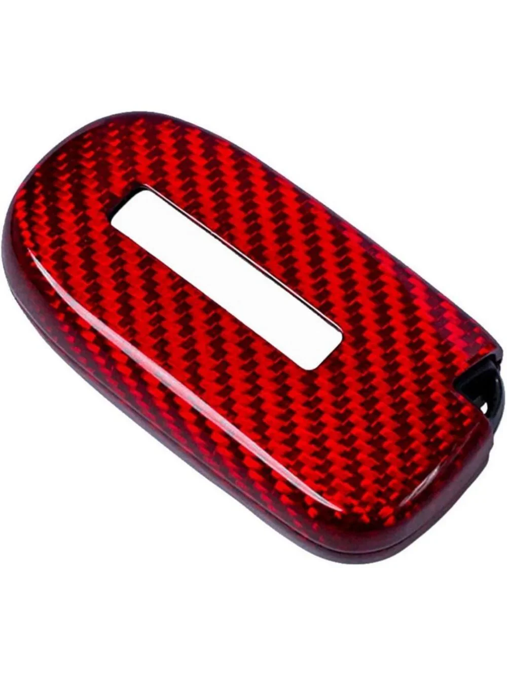 Sleek Carbon Fiber Key Fob Cover for Dodge, Chrysler, Fiat - Smart Remote Case